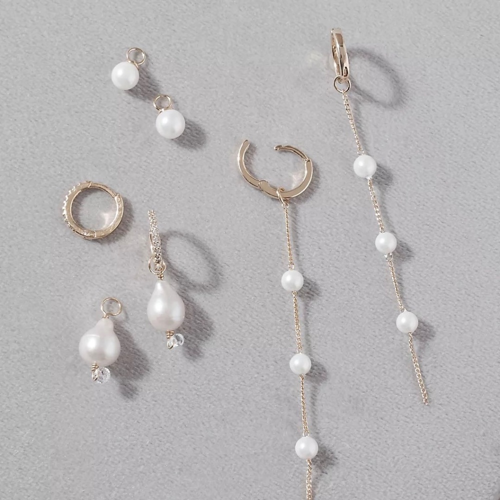 Lemmon Pearl Earring Pack | Anthropologie